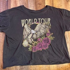 Fifth Sun, X large, World Tour, Cropped T shirt